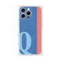 プレミアムスクエアケース with MagSafe［ オリジナル - initial color line - Q blue ］