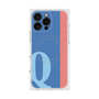 プレミアムスクエアケース with MagSafe［ オリジナル - initial color line - Q blue ］