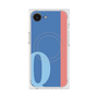 プレミアムスクエアケース with MagSafe［ オリジナル - initial color line - Q blue ］