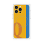 プレミアムスクエアケース with MagSafe［ オリジナル - initial color line - Q orange ］