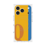 プレミアムスクエアケース with MagSafe［ オリジナル - initial color line - Q orange ］