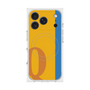 プレミアムスクエアケース with MagSafe［ オリジナル - initial color line - Q orange ］