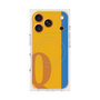 プレミアムスクエアケース with MagSafe［ オリジナル - initial color line - Q orange ］