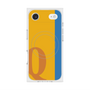 プレミアムスクエアケース with MagSafe［ オリジナル - initial color line - Q orange ］