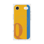プレミアムスクエアケース with MagSafe［ オリジナル - initial color line - Q orange ］