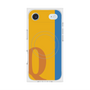 プレミアムスクエアケース with MagSafe［ オリジナル - initial color line - Q orange ］
