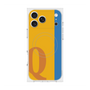プレミアムスクエアケース with MagSafe［ オリジナル - initial color line - Q orange ］