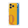 プレミアムスクエアケース with MagSafe［ オリジナル - initial color line - Q orange ］