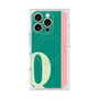 プレミアムスクエアケース with MagSafe［ オリジナル - initial color line - Q green ］