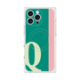 プレミアムスクエアケース with MagSafe［ オリジナル - initial color line - Q green ］