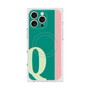 プレミアムスクエアケース with MagSafe［ オリジナル - initial color line - Q green ］