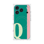 プレミアムスクエアケース with MagSafe［ オリジナル - initial color line - Q green ］