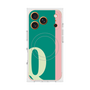 プレミアムスクエアケース with MagSafe［ オリジナル - initial color line - Q green ］