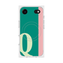 プレミアムスクエアケース with MagSafe［ オリジナル - initial color line - Q green ］