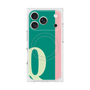 プレミアムスクエアケース with MagSafe［ オリジナル - initial color line - Q green ］