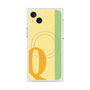 プレミアムスクエアケース with MagSafe［ オリジナル - initial color line - Q yellow ］