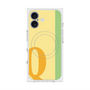プレミアムスクエアケース with MagSafe［ オリジナル - initial color line - Q yellow ］