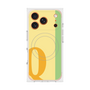 プレミアムスクエアケース with MagSafe［ オリジナル - initial color line - Q yellow ］