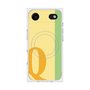 プレミアムスクエアケース with MagSafe［ オリジナル - initial color line - Q yellow ］