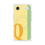 プレミアムスクエアケース with MagSafe［ オリジナル - initial color line - Q yellow ］