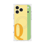 プレミアムスクエアケース with MagSafe［ オリジナル - initial color line - Q yellow ］