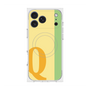 プレミアムスクエアケース with MagSafe［ オリジナル - initial color line - Q yellow ］