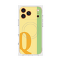 プレミアムスクエアケース with MagSafe［ オリジナル - initial color line - Q yellow ］