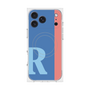プレミアムスクエアケース with MagSafe［ オリジナル - initial color line - R blue ］