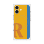 プレミアムスクエアケース with MagSafe［ オリジナル - initial color line - R orange ］