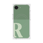 プレミアムスクエアケース with MagSafe［ オリジナル - initial two tone - R green ］