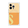 プレミアムスクエアケース with MagSafe［ オリジナル - initial two tone - S orange ］