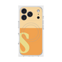 プレミアムスクエアケース with MagSafe［ オリジナル - initial two tone - S orange ］