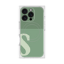 プレミアムスクエアケース with MagSafe［ オリジナル - initial two tone - S green ］