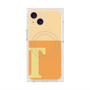 プレミアムスクエアケース with MagSafe［ オリジナル - initial two tone - T orange ］