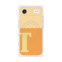 プレミアムスクエアケース with MagSafe［ オリジナル - initial two tone - T orange ］