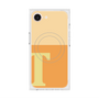 プレミアムスクエアケース with MagSafe［ オリジナル - initial two tone - T orange ］