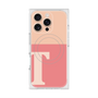 プレミアムスクエアケース with MagSafe［ オリジナル - initial two tone - T pink ］