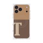 プレミアムスクエアケース with MagSafe［ オリジナル - initial two tone - T brown ］