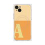 プレミアムスクエアケース with MagSafe［ オリジナル - initial two tone - A orange ］