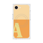 プレミアムスクエアケース with MagSafe［ オリジナル - initial two tone - A orange ］