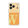プレミアムスクエアケース with MagSafe［ オリジナル - initial two tone - W orange ］
