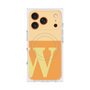 プレミアムスクエアケース with MagSafe［ オリジナル - initial two tone - W orange ］