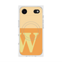 プレミアムスクエアケース with MagSafe［ オリジナル - initial two tone - W orange ］