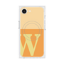 プレミアムスクエアケース with MagSafe［ オリジナル - initial two tone - W orange ］