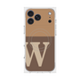 プレミアムスクエアケース with MagSafe［ オリジナル - initial two tone - W brown ］