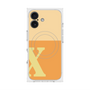 プレミアムスクエアケース with MagSafe［ オリジナル - initial two tone - X orange ］