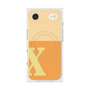 プレミアムスクエアケース with MagSafe［ オリジナル - initial two tone - X orange ］