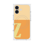 プレミアムスクエアケース with MagSafe［ オリジナル - initial two tone - Z orange ］