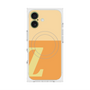 プレミアムスクエアケース with MagSafe［ オリジナル - initial two tone - Z orange ］