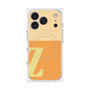 プレミアムスクエアケース with MagSafe［ オリジナル - initial two tone - Z orange ］